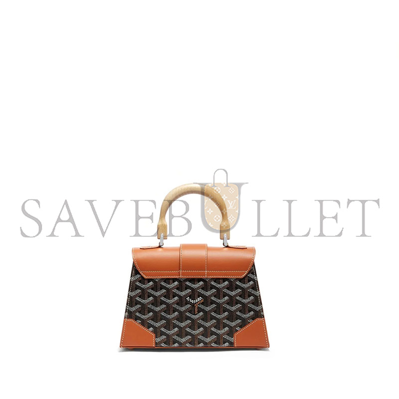 GOYARD SAÏGON STRUCTURÉ MINI BAG SAIGR2MINTY01CL03P (20*15*7.5cm)
